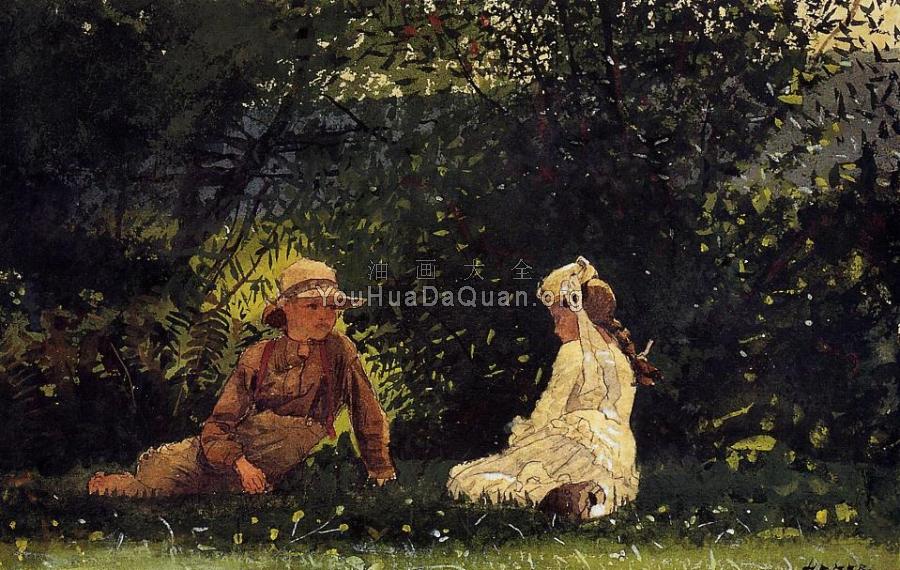 Scene at Houghton Farm - 温斯洛·荷默